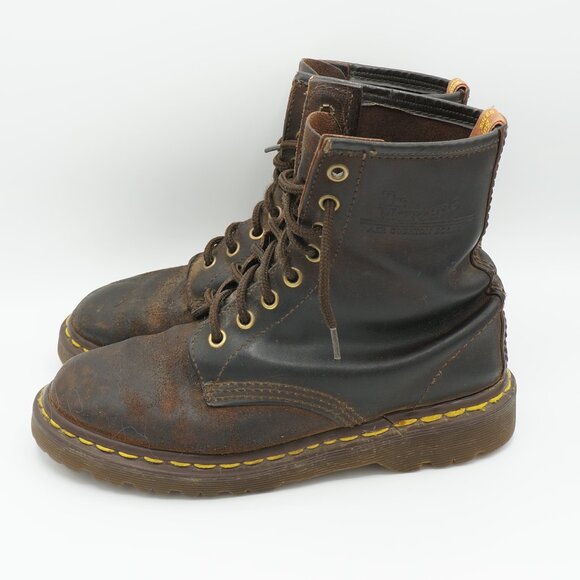 Vintage Dr. Martens Crazy Horse Boots Men\'s Size 4 (UK) main image 5
